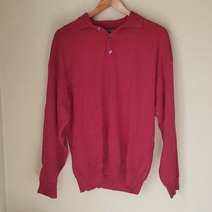 Giasone red Merino Wool sweater
